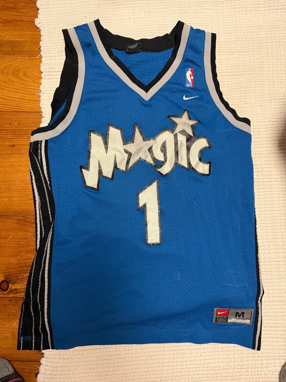 Vintage StaTracy McGrady Nike Orlando Magic Blue #1 Basketball Jersey - Men's M